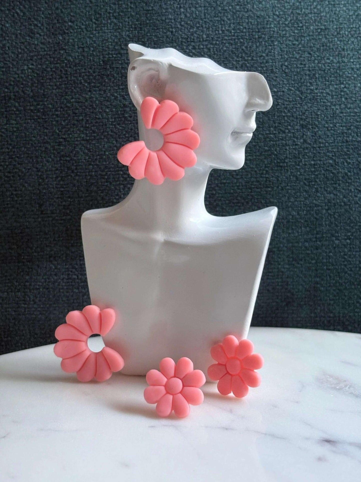 Mummy & Me – Rosy Bloom - Stud Earrings