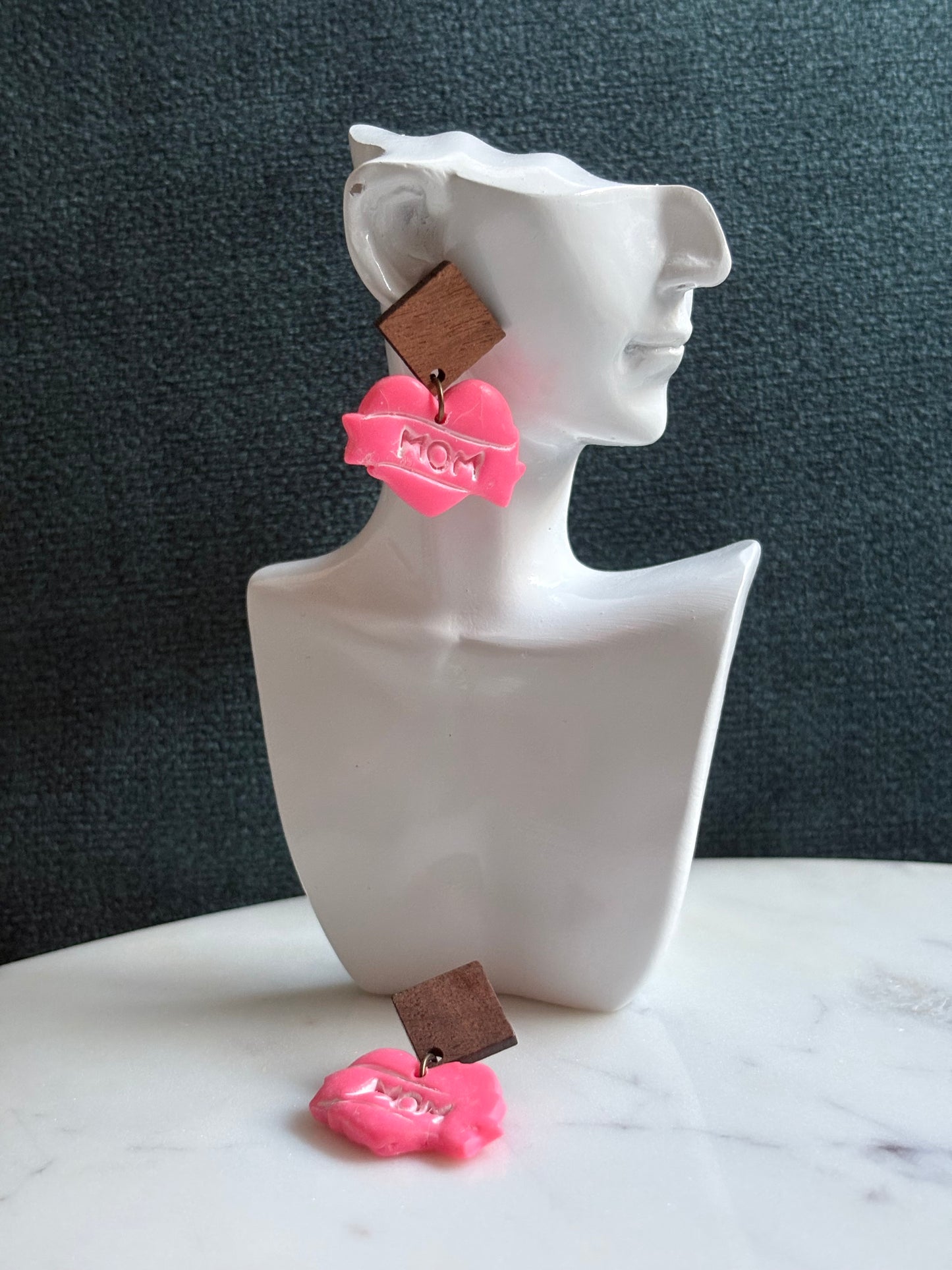 Mother’s Day – Mumma Love (Blush) - Dangle Earrings