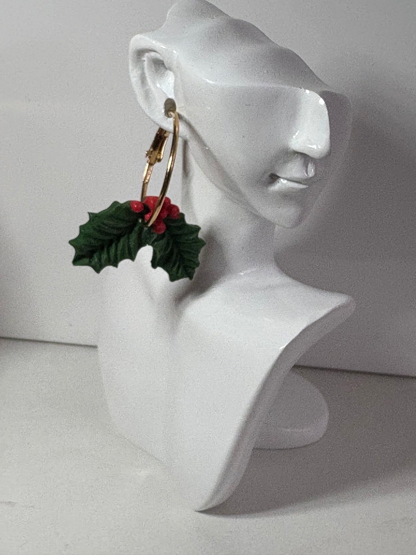 Christmas Holly Hoops