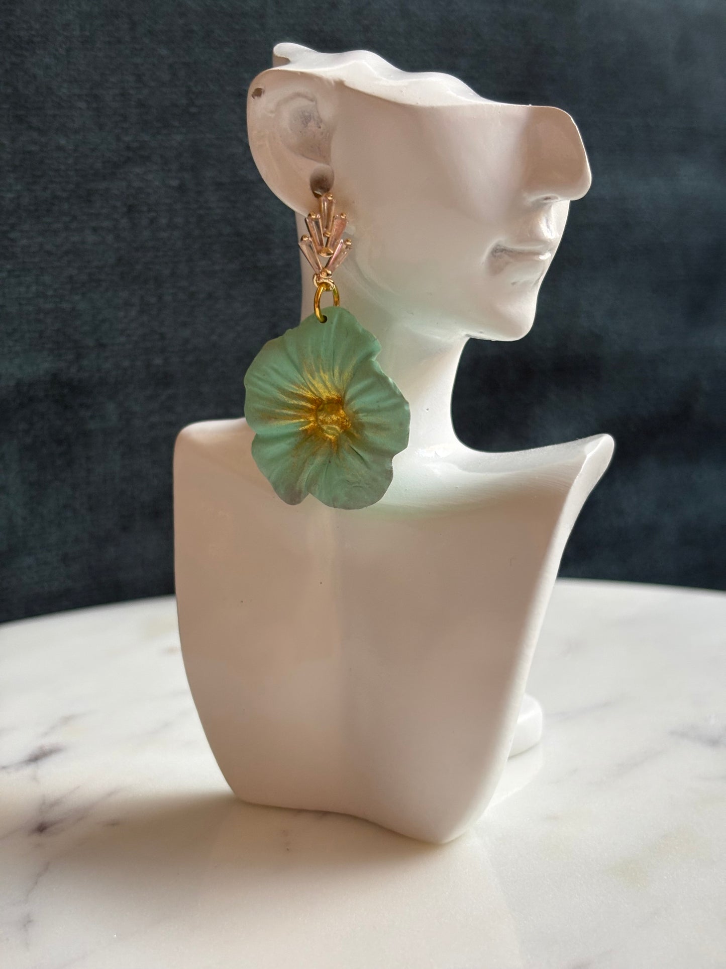 Mother’s Day – Little Bloom – Soft Meadow Cluster - Crystal Stud Earrings
