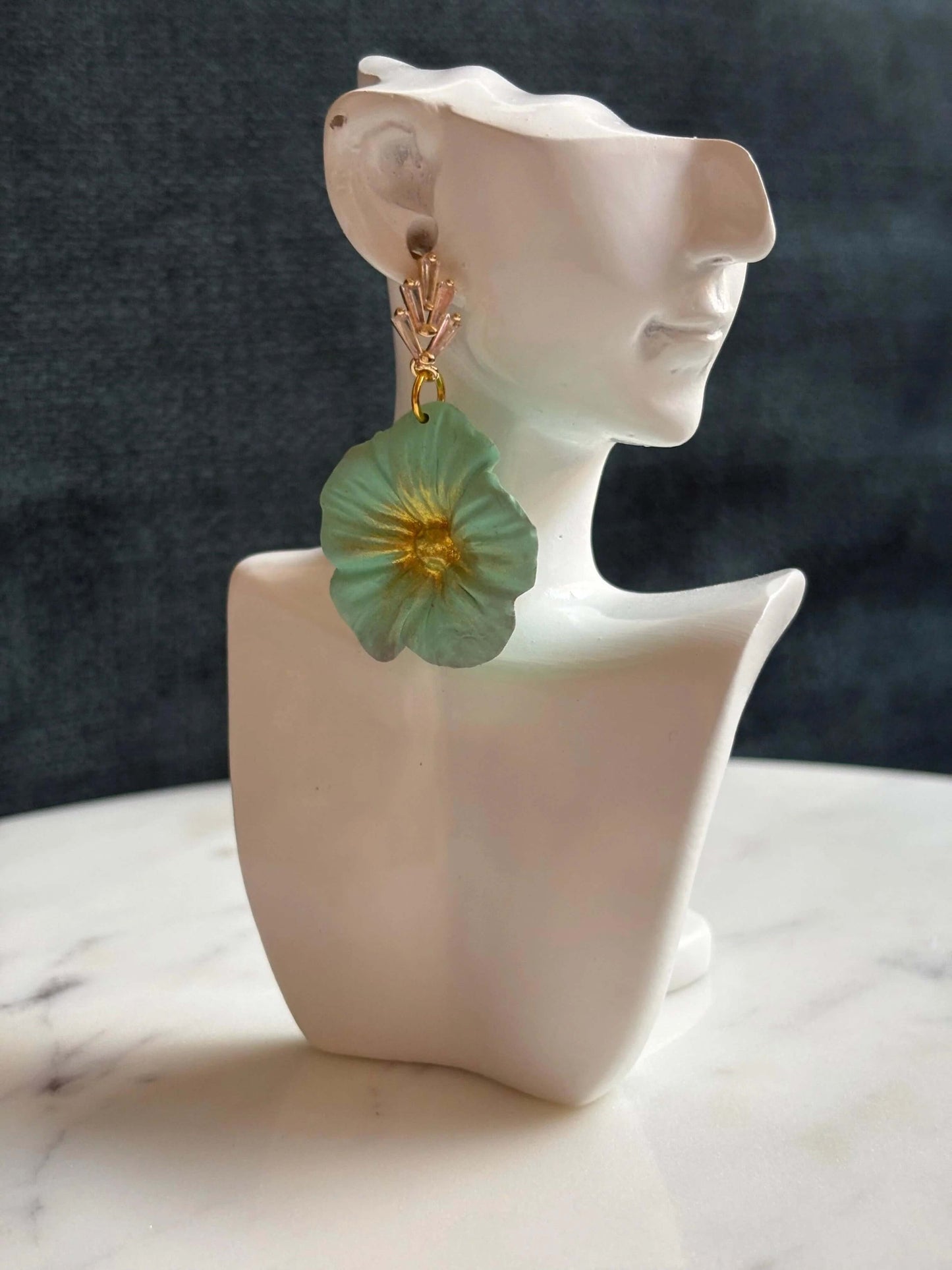 Mother’s Day – Little Bloom – Soft Meadow Cluster - Crystal Stud Earrings