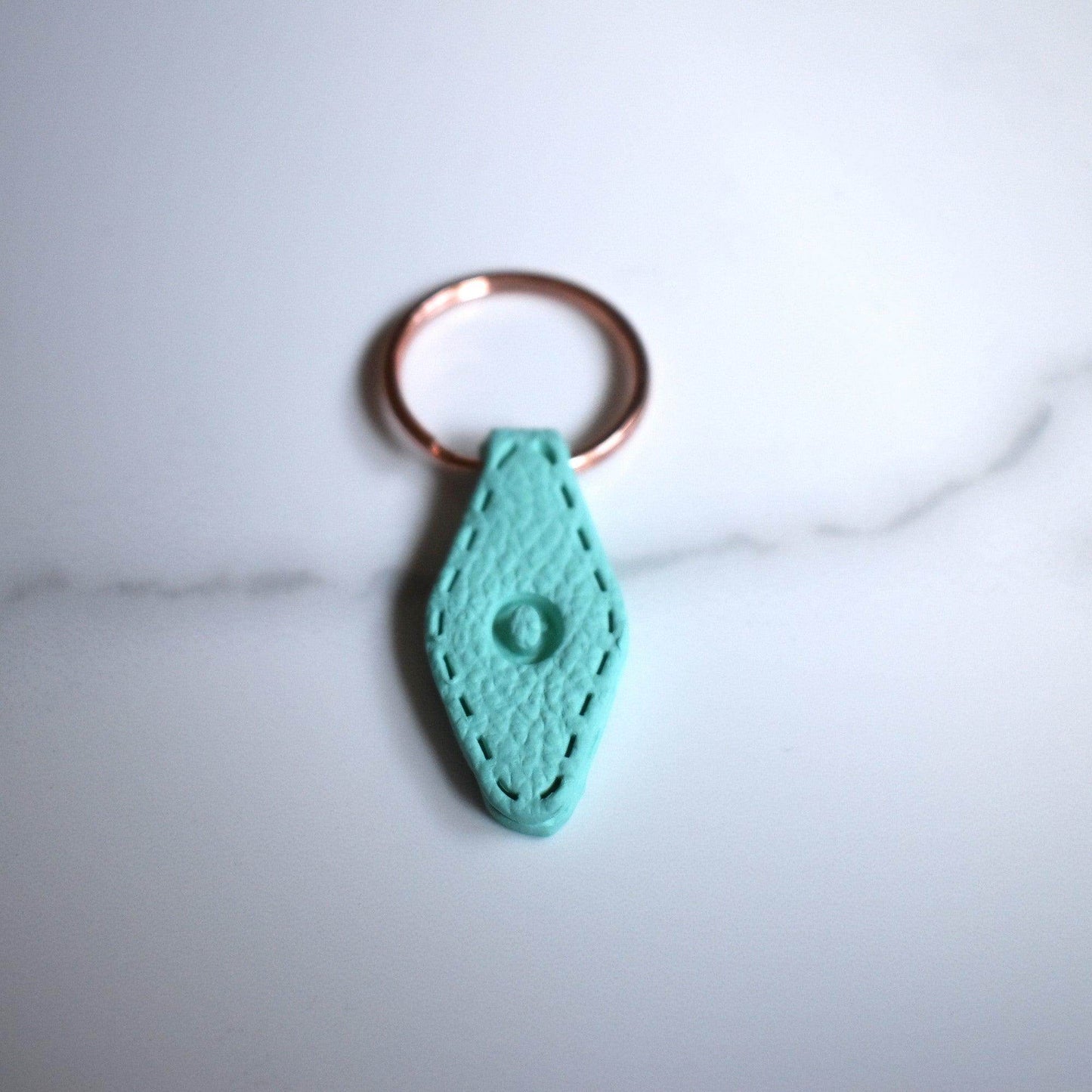 Leather-Look Keyrings - Krafty Kat