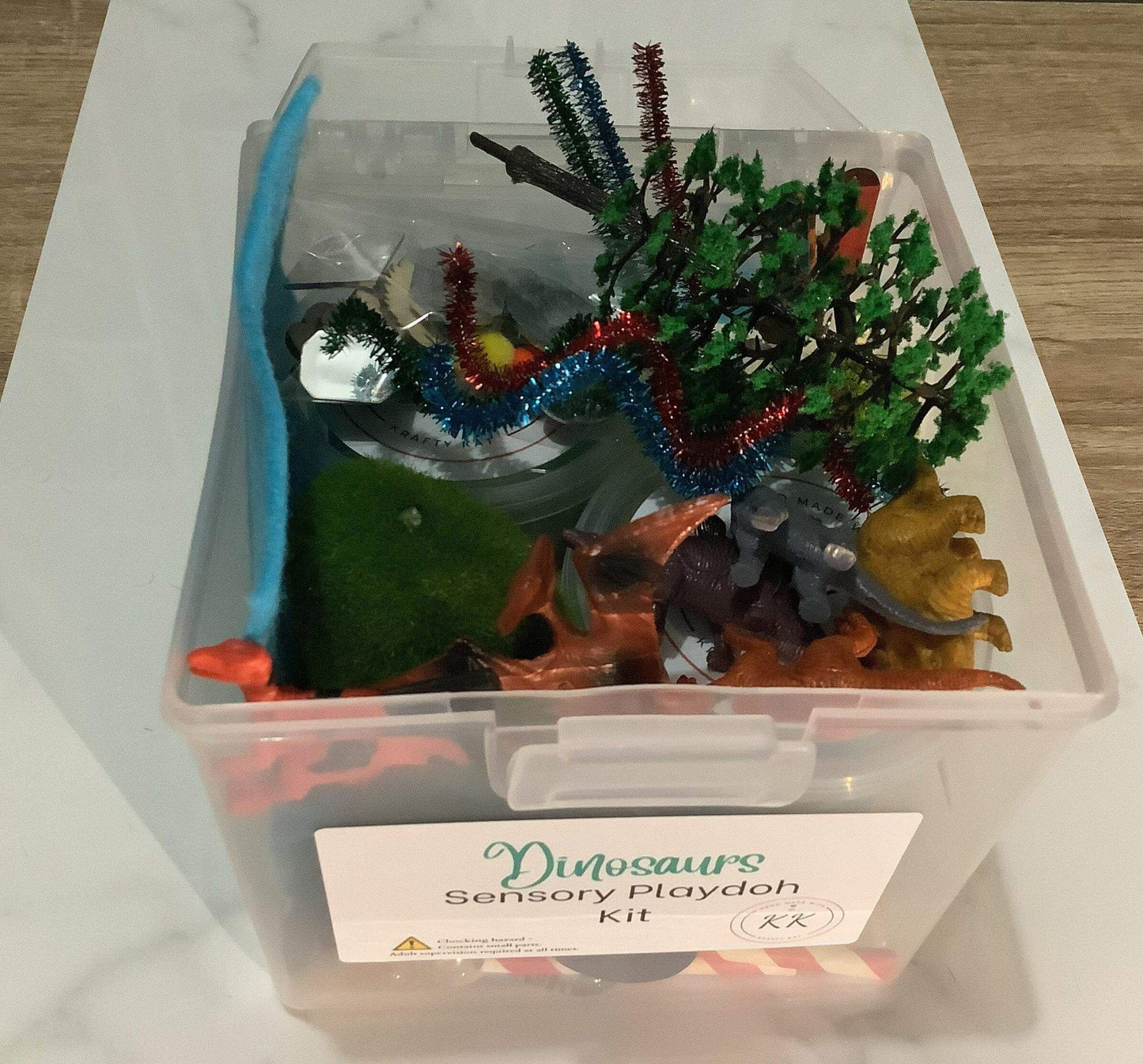 Dinosaurs Sensory Playdoh Kit - Krafty Kat