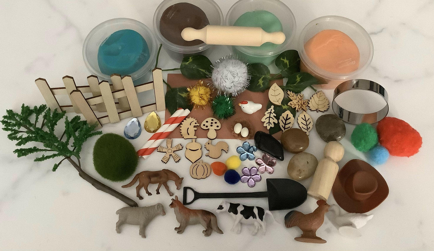 Farmyard Sensory Playdoh Kit