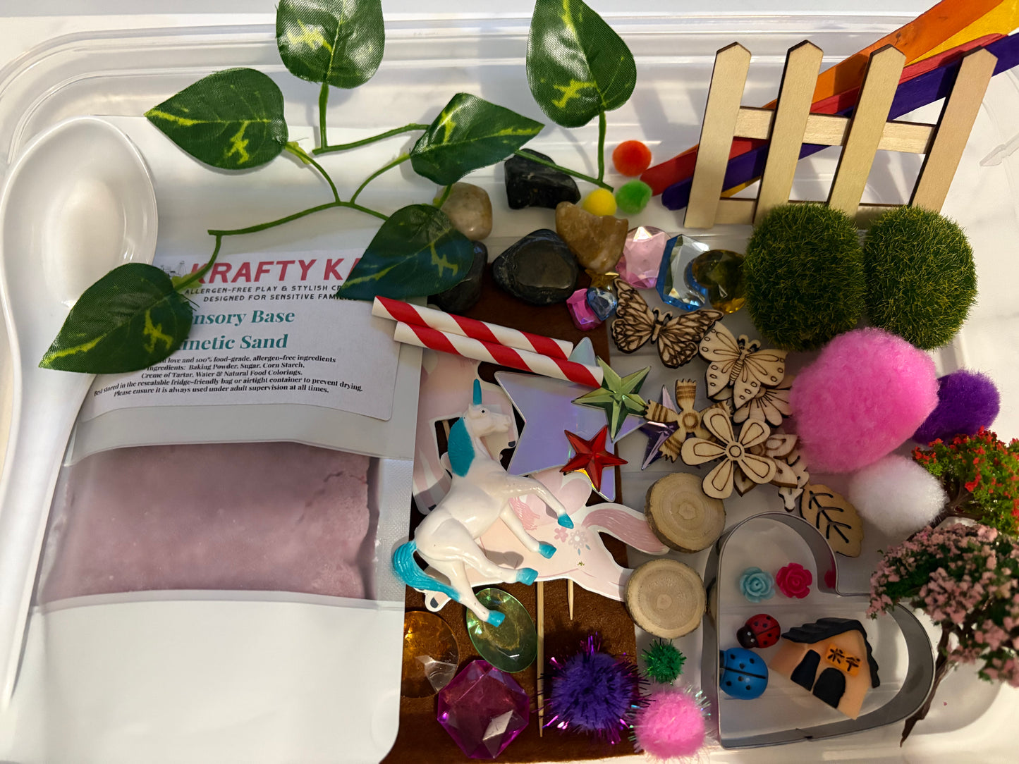 Unicorn Sensory Kinetic Sand Kits
