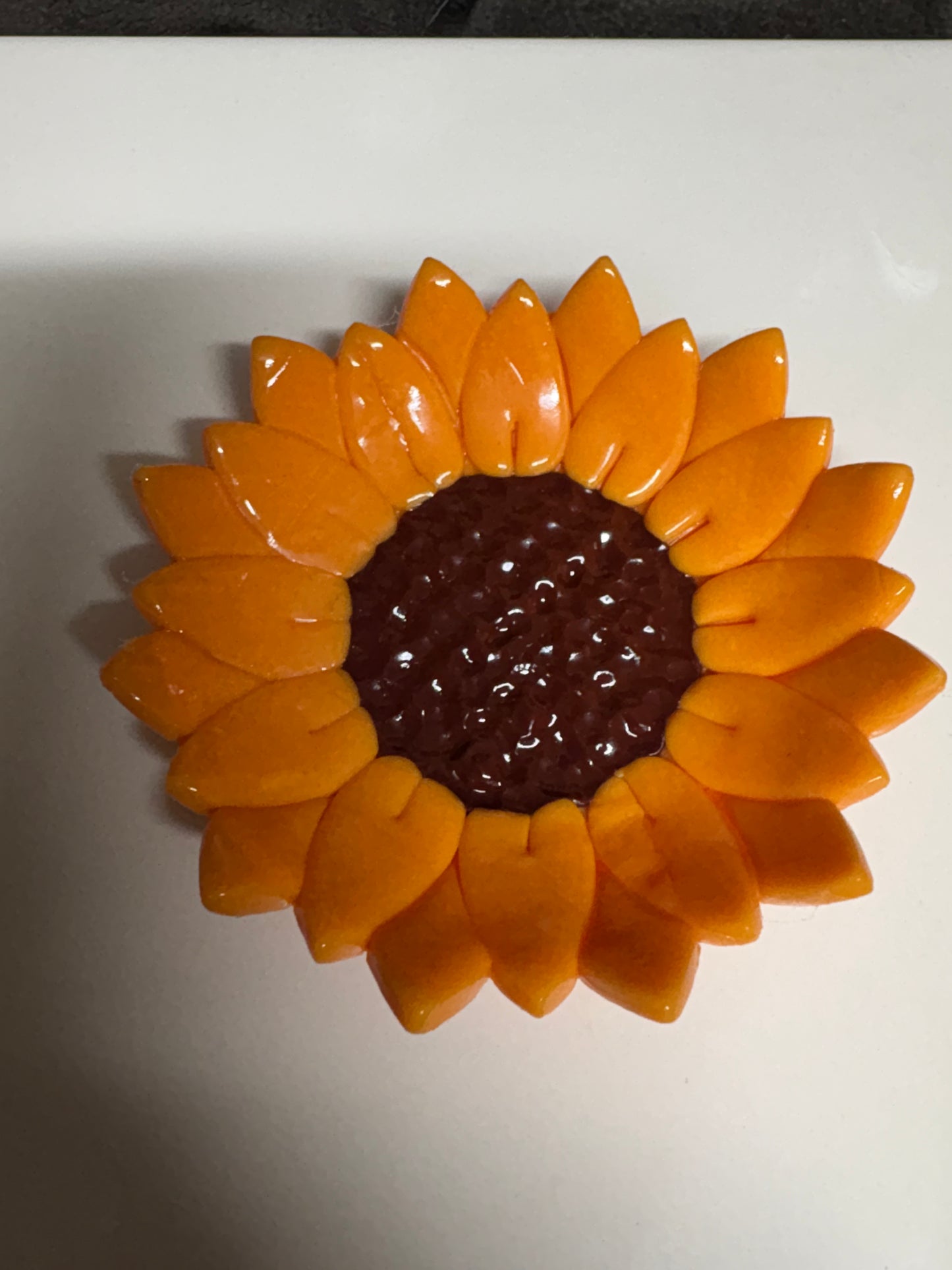 Sunflower Raised Trinket Tray