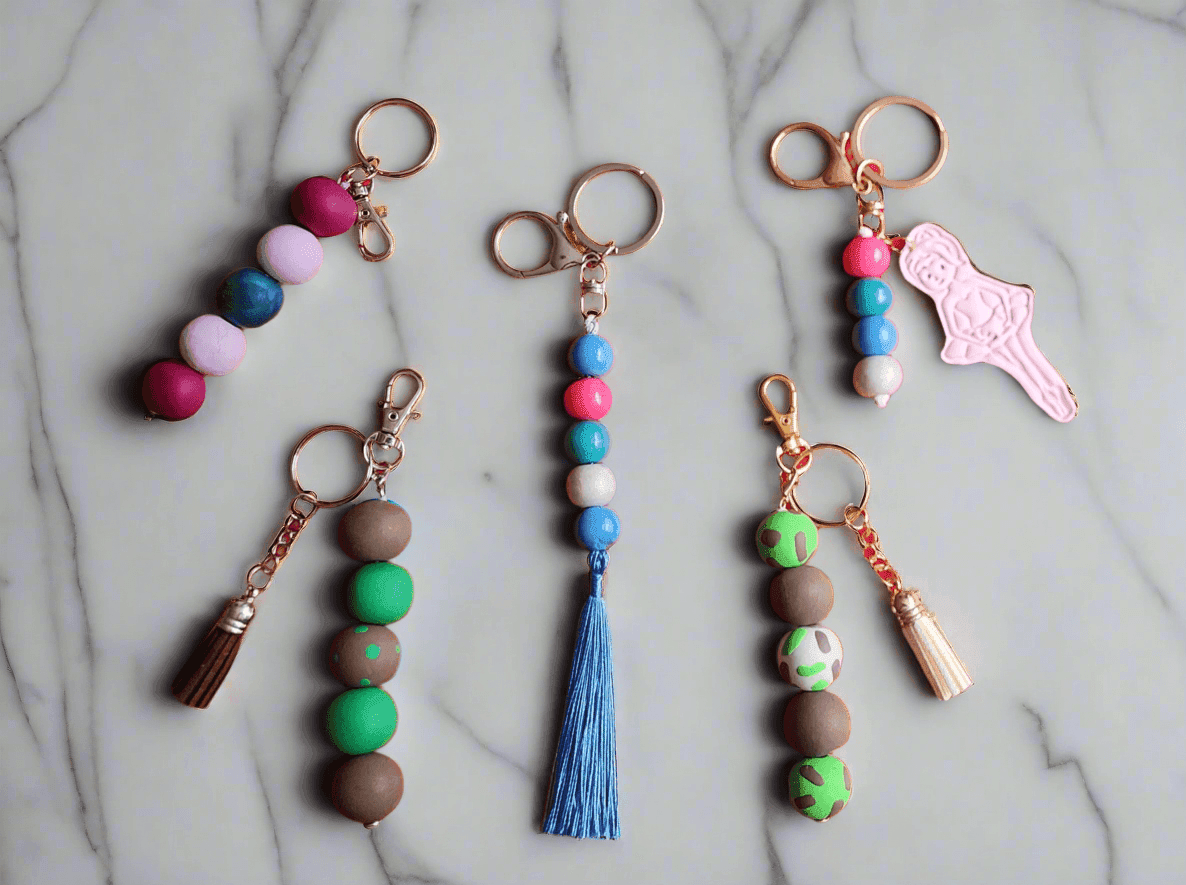 Beaded Keyrings - Krafty Kat