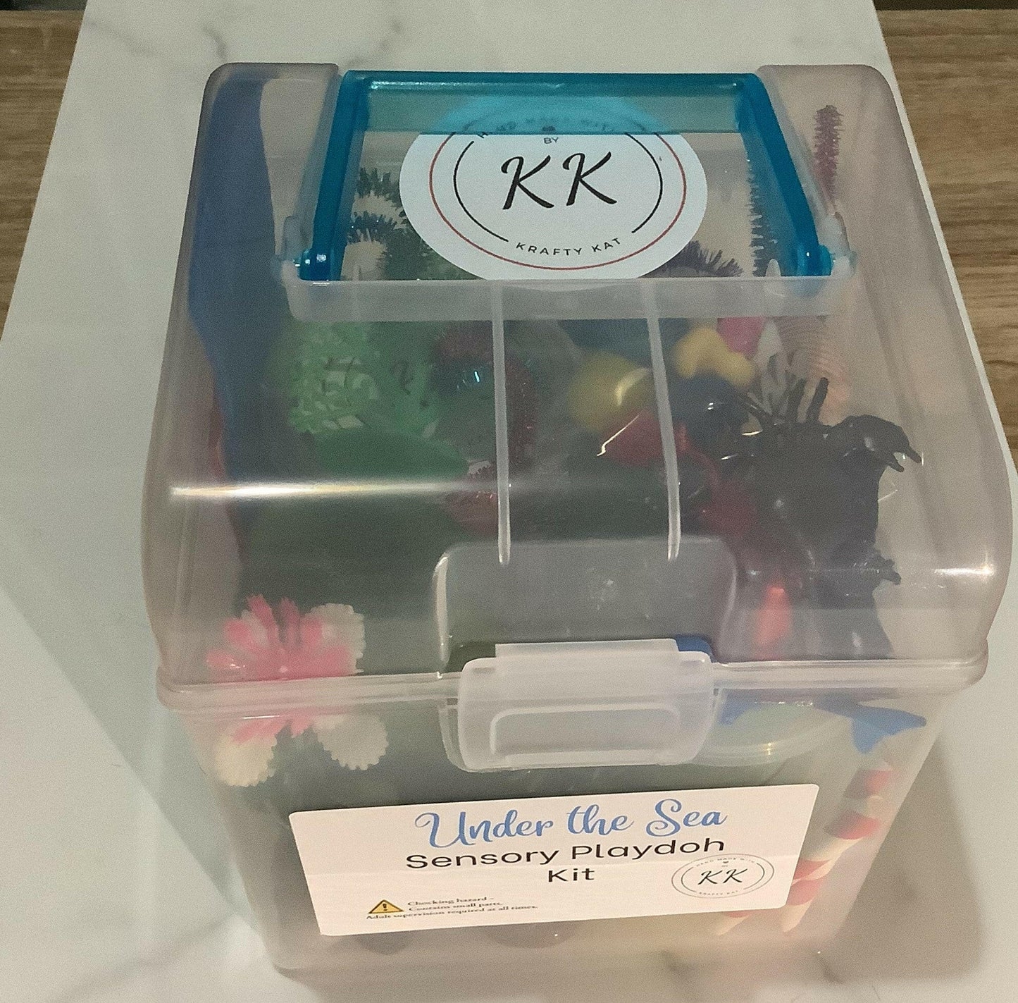 Under the Sea Sensory Playdoh Kit - Krafty Kat