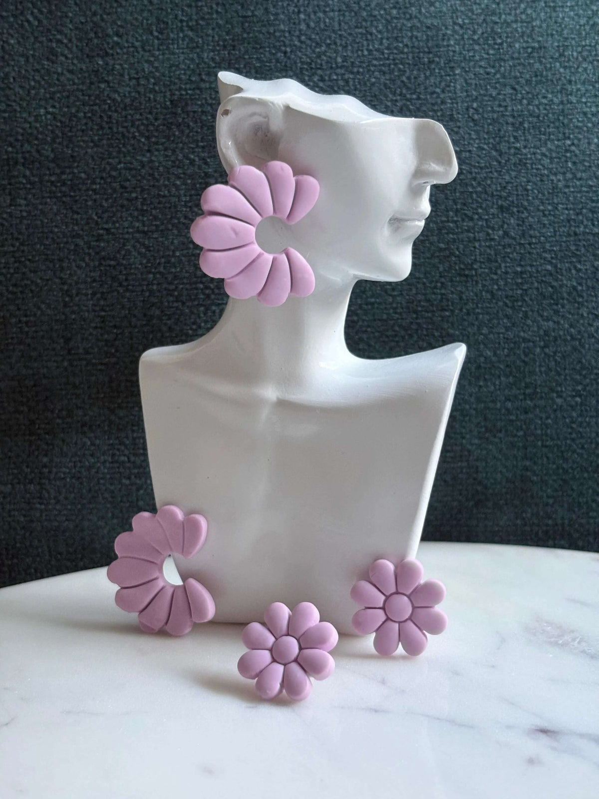 Mummy & Me – Lavender Bloom - Stud Earrings - Krafty Kat