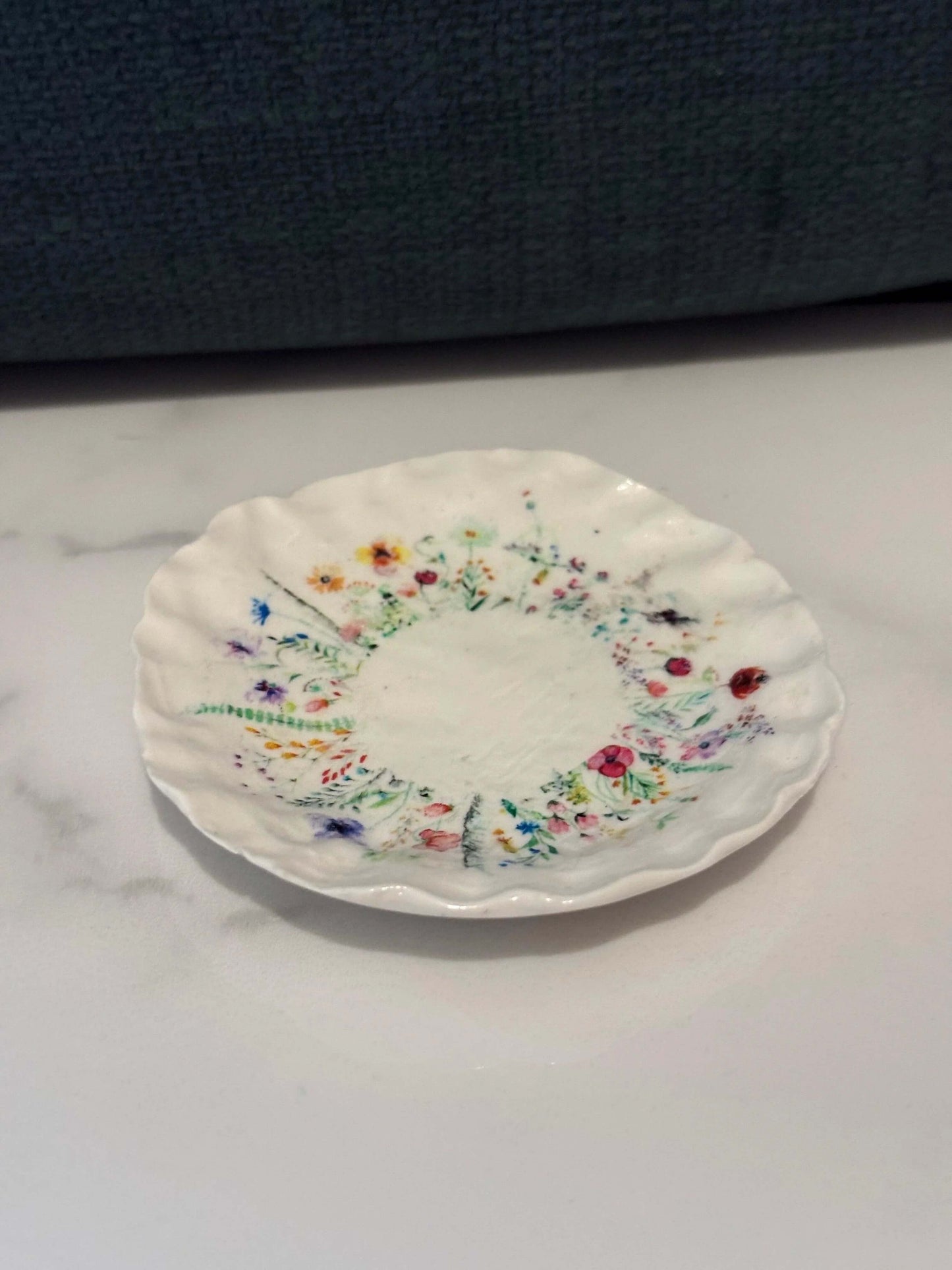 Wild Flower Transfer Trinket Tray
