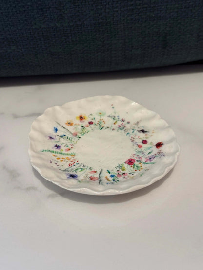 Wild Flower Transfer Trinket Tray