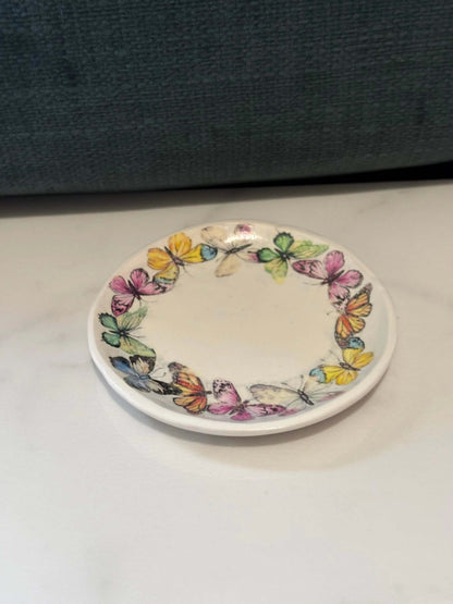 Butterfly Transfer Trinket Tray