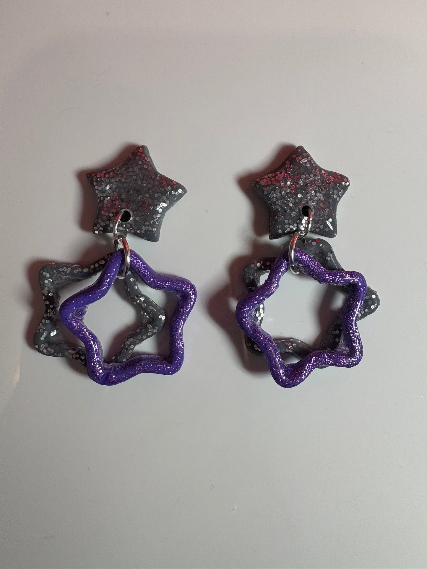 Silver Star Dangles