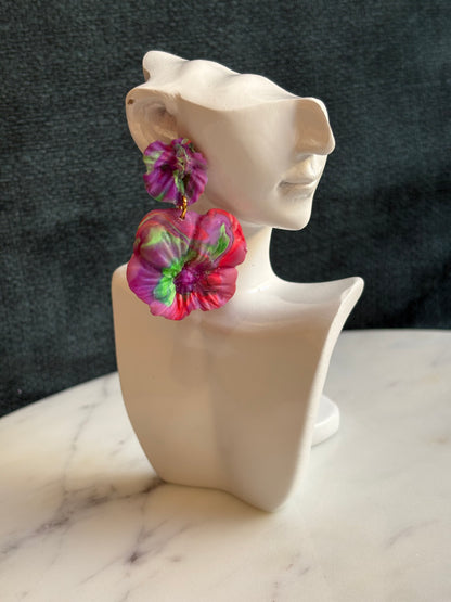 Mummy & Me – Wildfire Dream - Dangle Stud Earrings