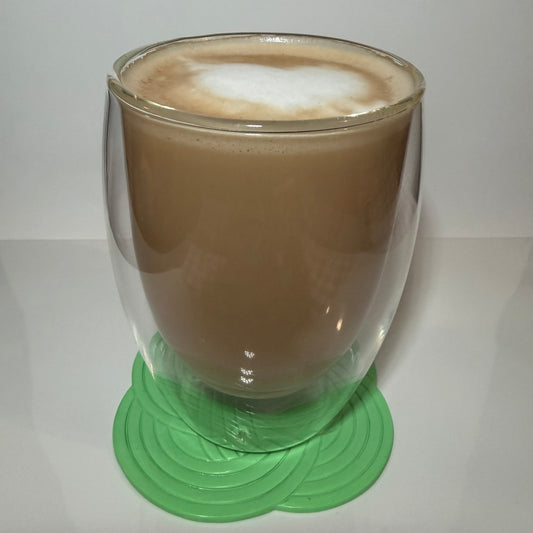 Pale Green Woven Coasters