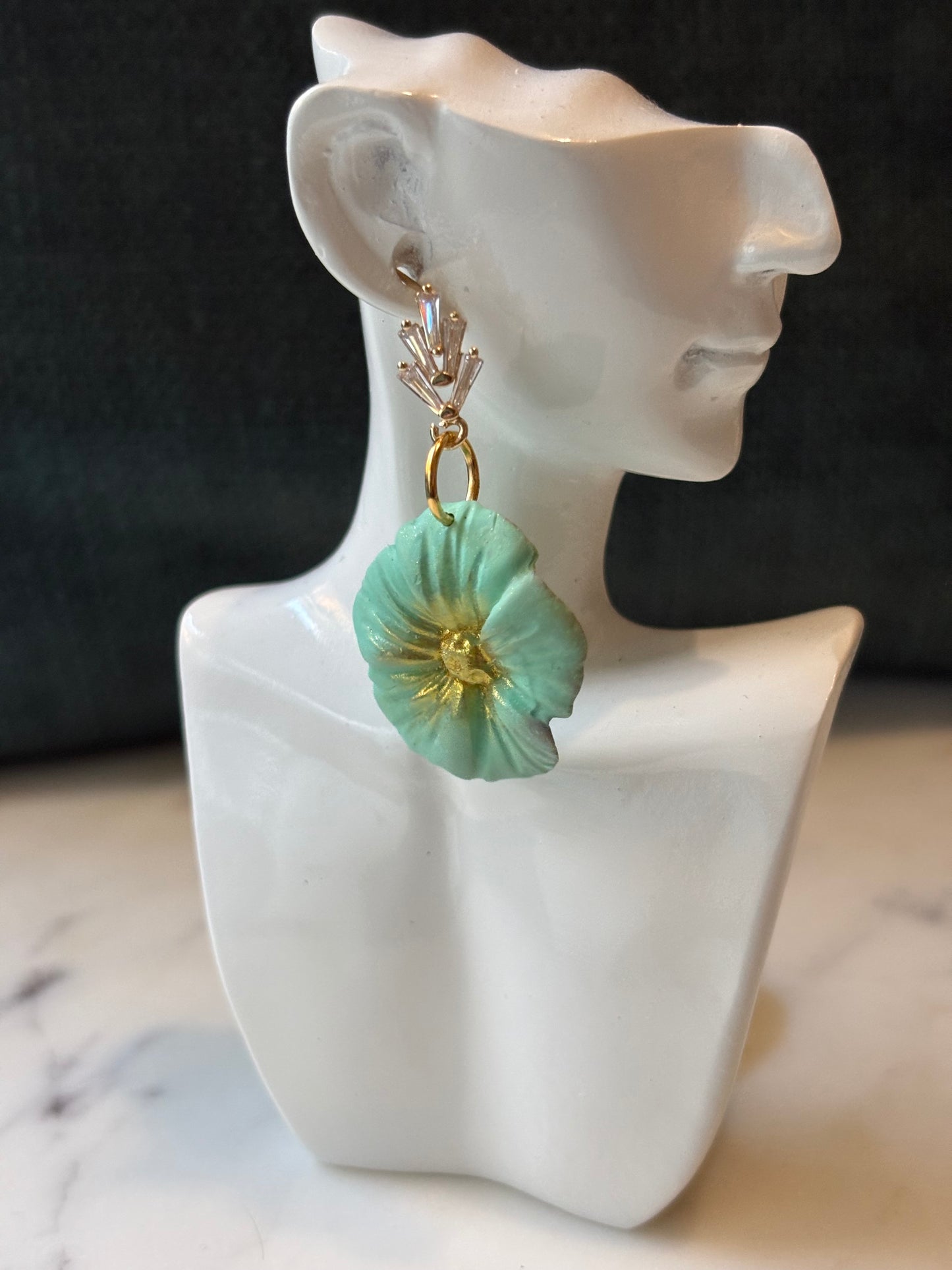 Mother’s Day – Little Bloom – Soft Meadow Cluster - Crystal Stud Earrings