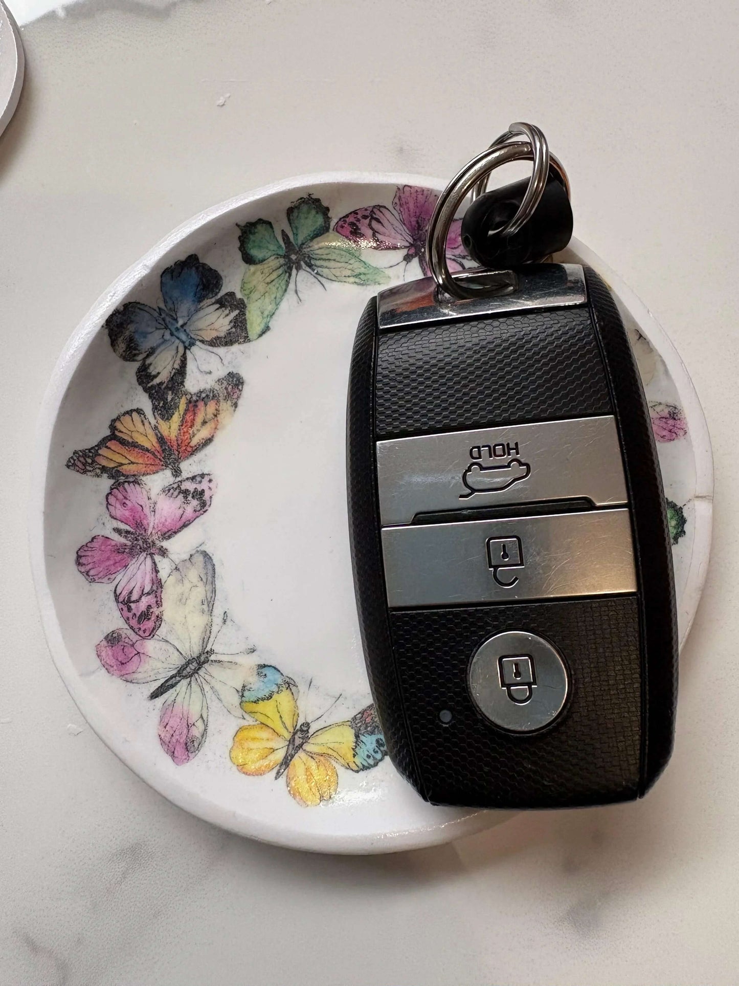 Butterfly Transfer Trinket Tray