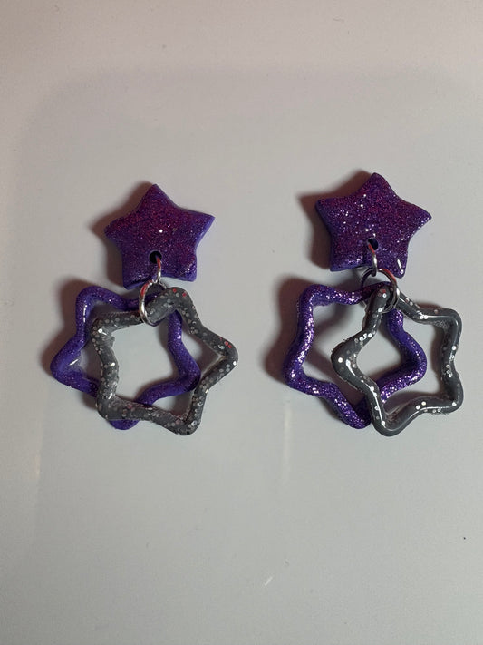 Purple Star Dangles