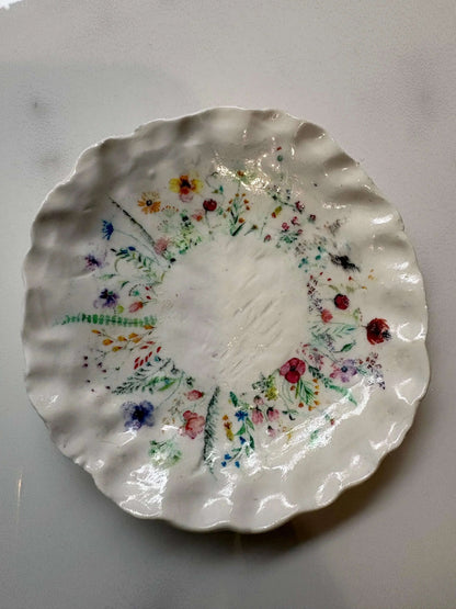 Wild Flower Transfer Trinket Tray