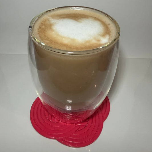 Fushia Pink Woven Coasters