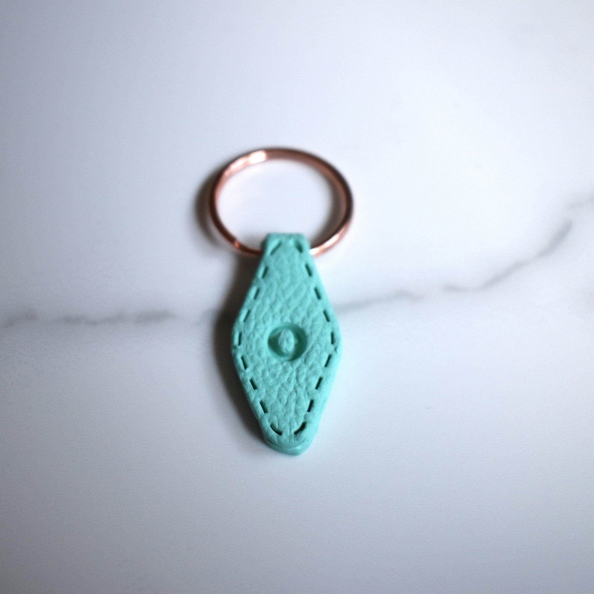 Leather-Look Keyrings - Krafty Kat