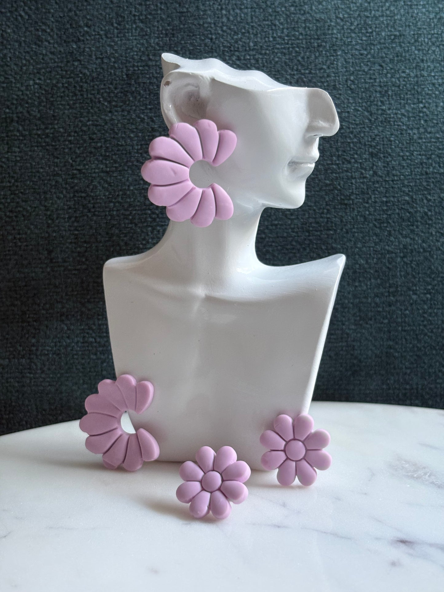 Mummy & Me – Lavender Bloom - Stud Earrings