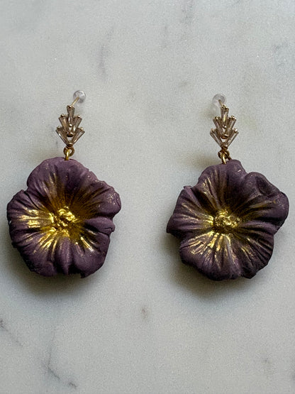 Mother’s Day – Little Bloom – Wild Flower Cluster - Crystal Stud Earrings