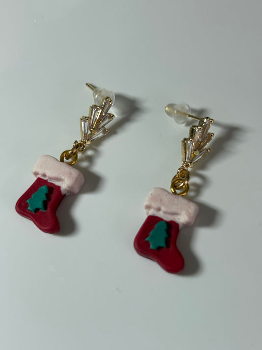 Christmas Stocking Earring
