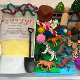 Safari Sensory Kinetic Sand Kit