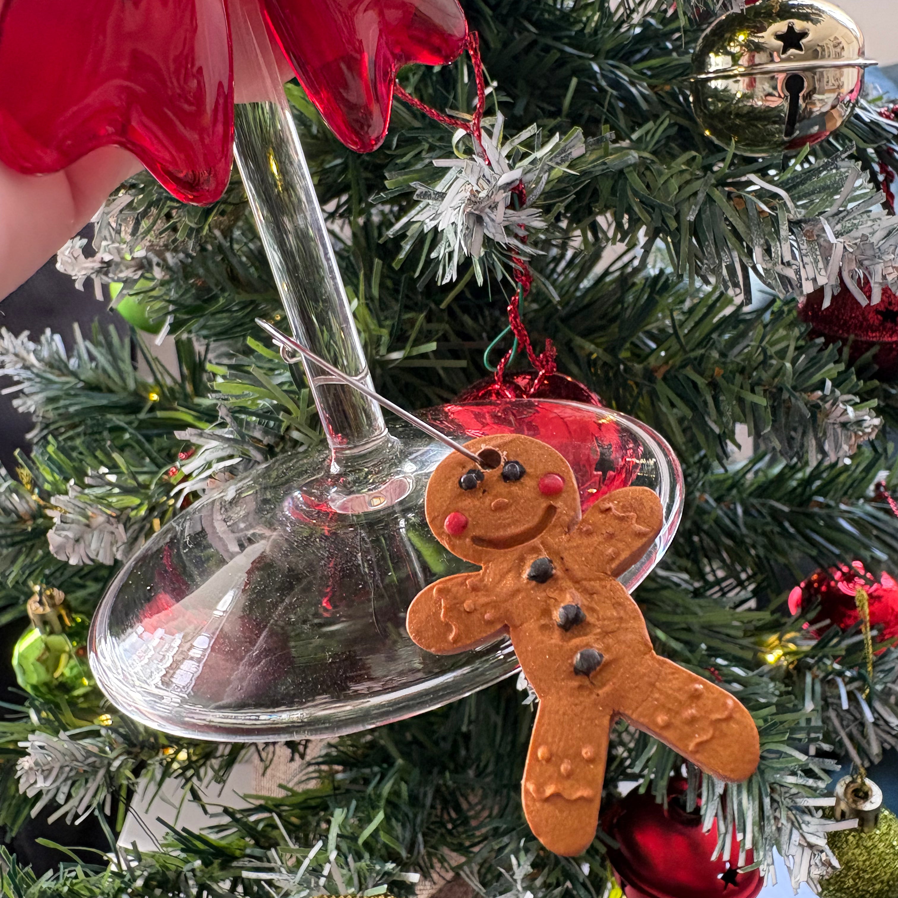 Classic Christmas Glass Charms