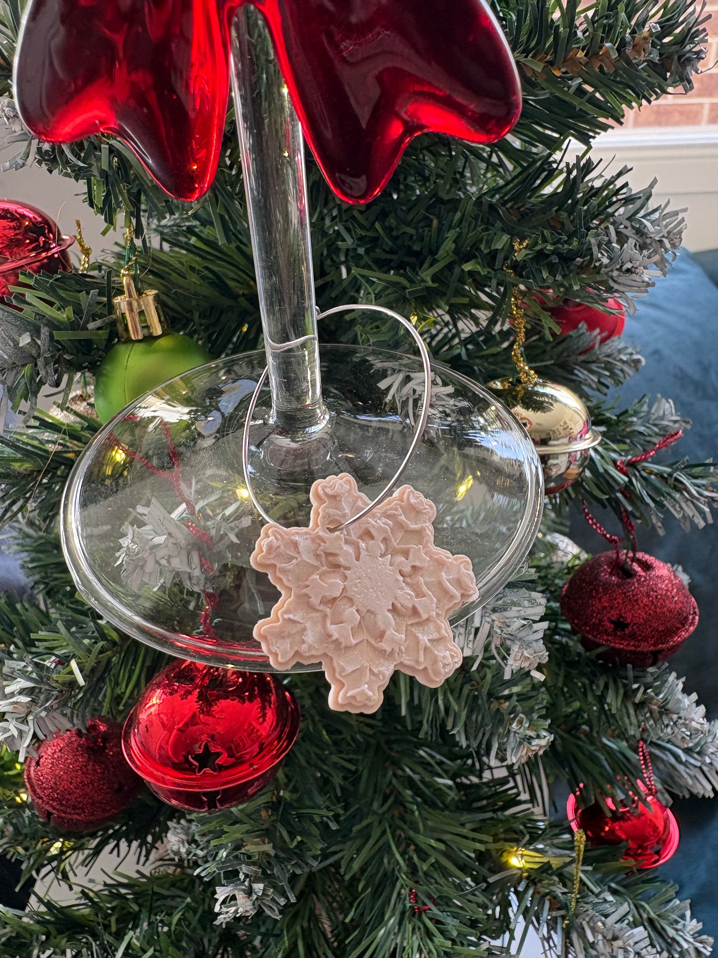 Classic Christmas Glass Charms