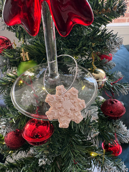 Classic Christmas Glass Charms