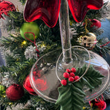 Classic Christmas Glass Charms