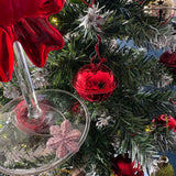 Classic Christmas Glass Charms
