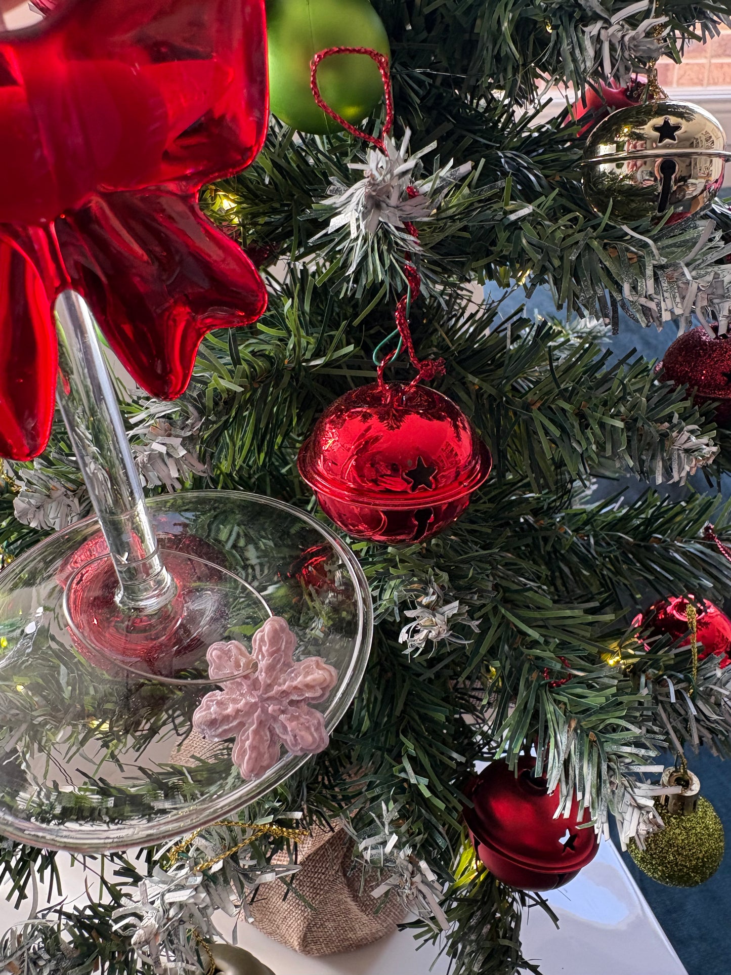 Classic Christmas Glass Charms