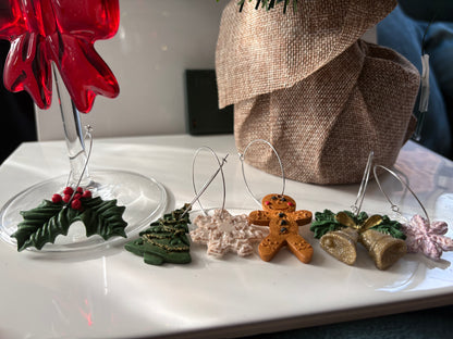 Classic Christmas Glass Charms