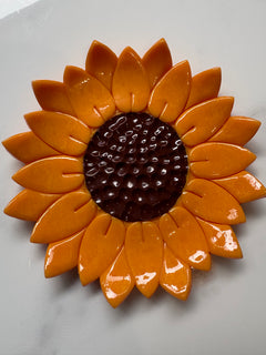 Sunflower Flat Trinket Tray