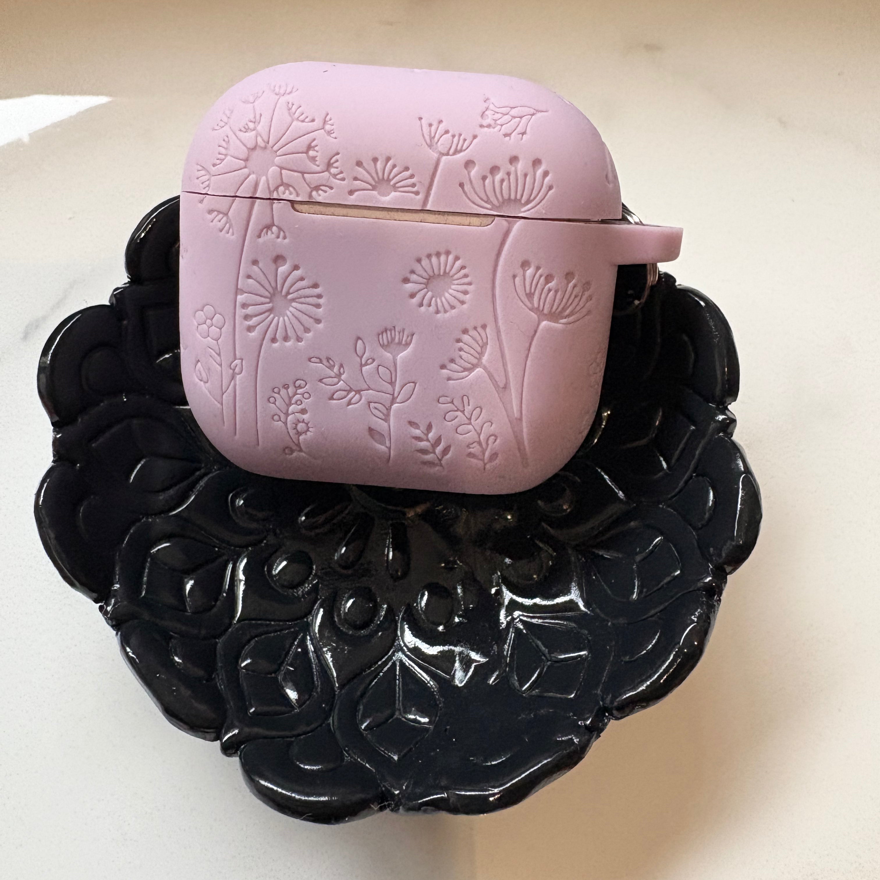 Black Mandala Trinket Tray