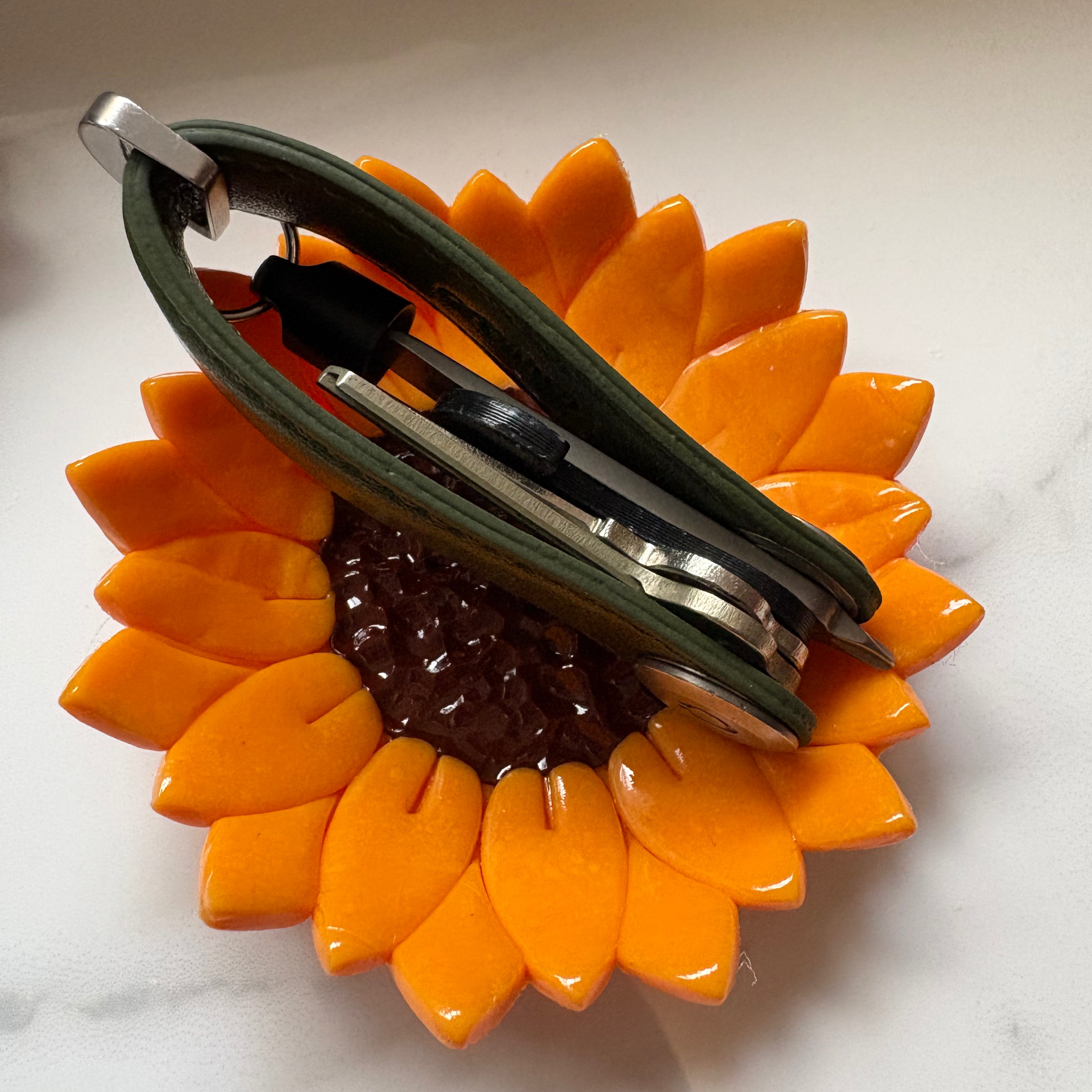 Sunflower Raised Trinket Tray