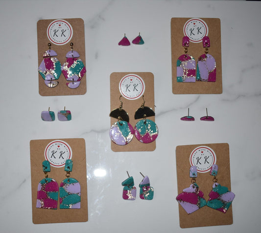 Fairy Floss Earring Collection - Krafty Kat