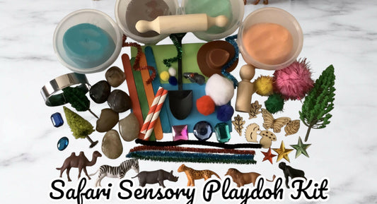 Safari Sensory Playdoh Kit - Krafty Kat