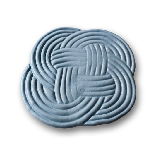 Sky Blue Woven Coasters