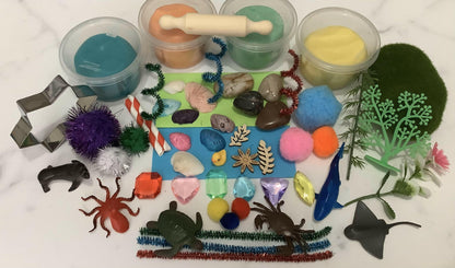 Under the Sea Sensory Playdoh Kit - Krafty Kat