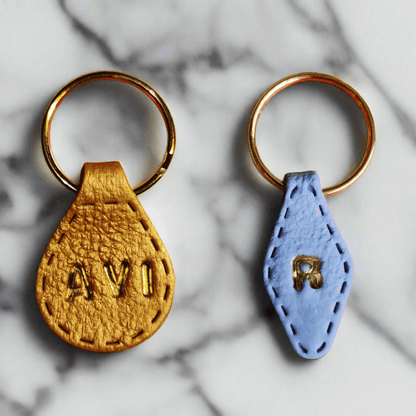 Leather-Look Keyrings - Krafty Kat