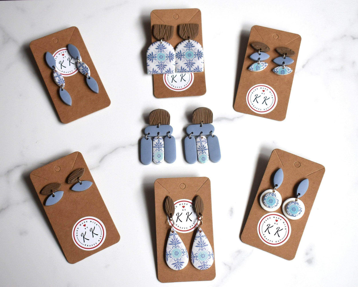 Blue Water Earring Collection - Krafty Kat