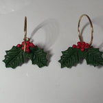 Christmas Holly Hoops - Krafty Kat