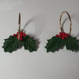 Christmas Holly Hoops - Krafty Kat