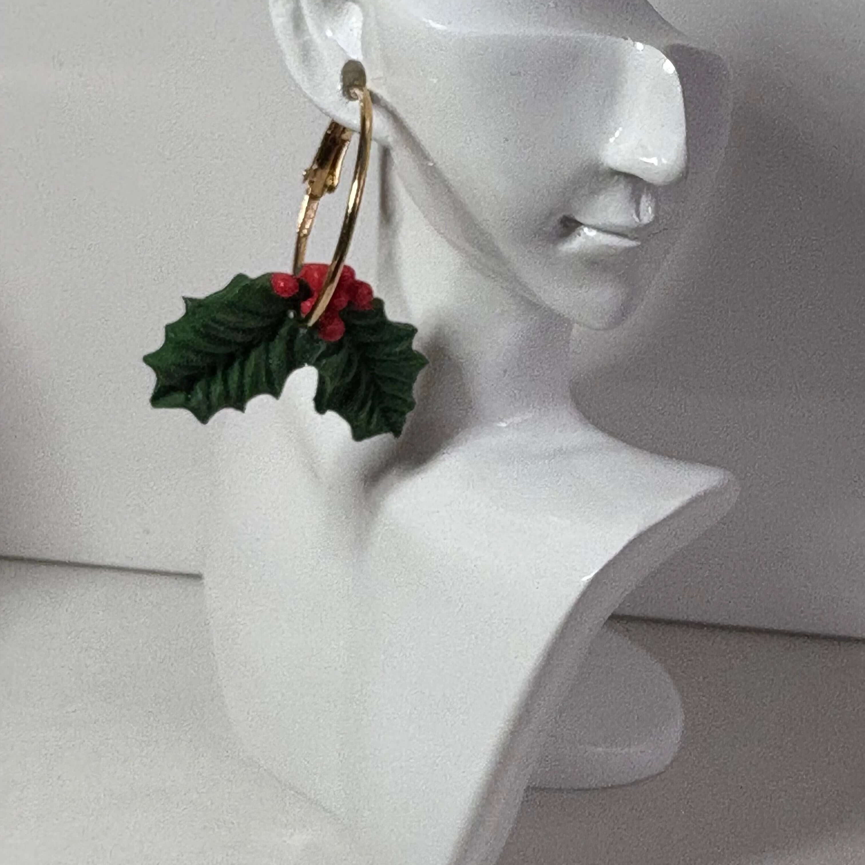 Christmas Holly Hoops - Krafty Kat