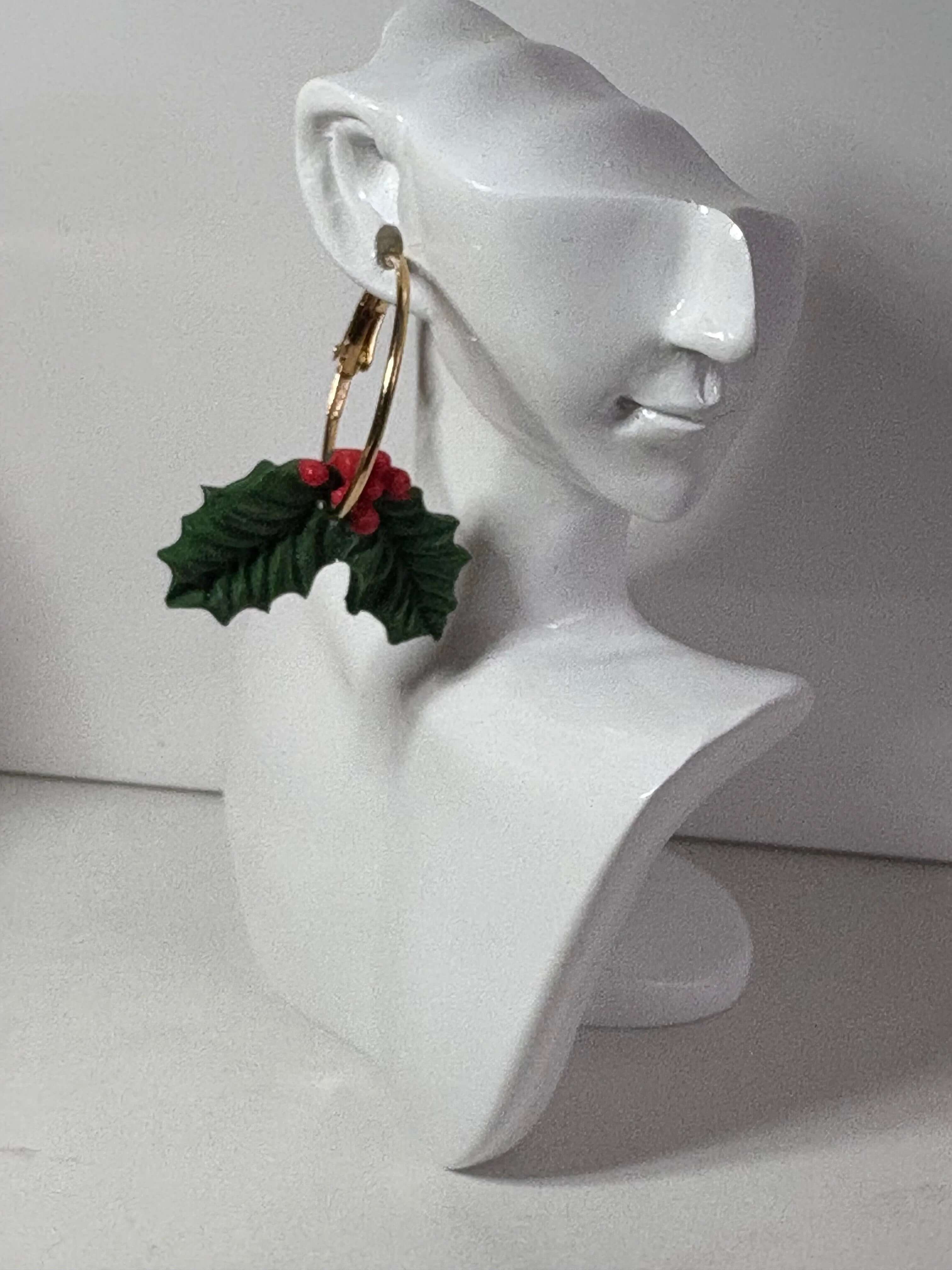 Christmas Holly Hoops - Krafty Kat