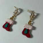 Christmas Stocking Earring - Krafty Kat